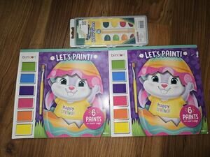 Bendon Lets Paint Happy Spring Coloring Books Paint Easter S10